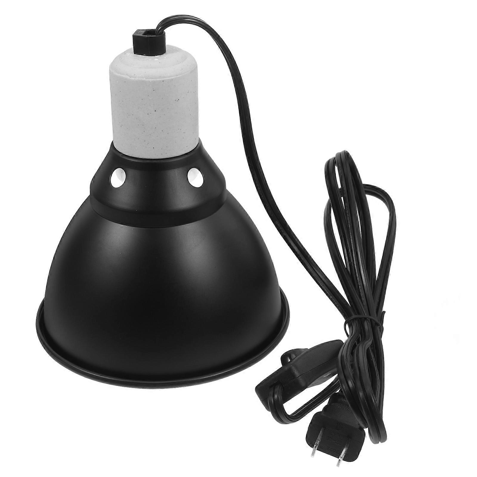 Reptile Heat Lamps Reptile Light Fixture Black 16.00X14.00X14.00CM Optimal Lighting 1Pack