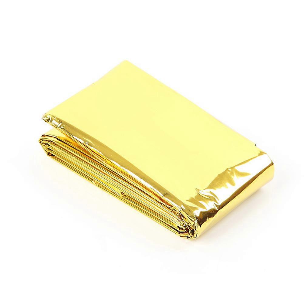 5pcs Emergency Foil Blankets for Outdoor Hiking, Climbing, and Survival – Reflective Thermal Safety Blankets with Compact Design for Wind, Rain, and
