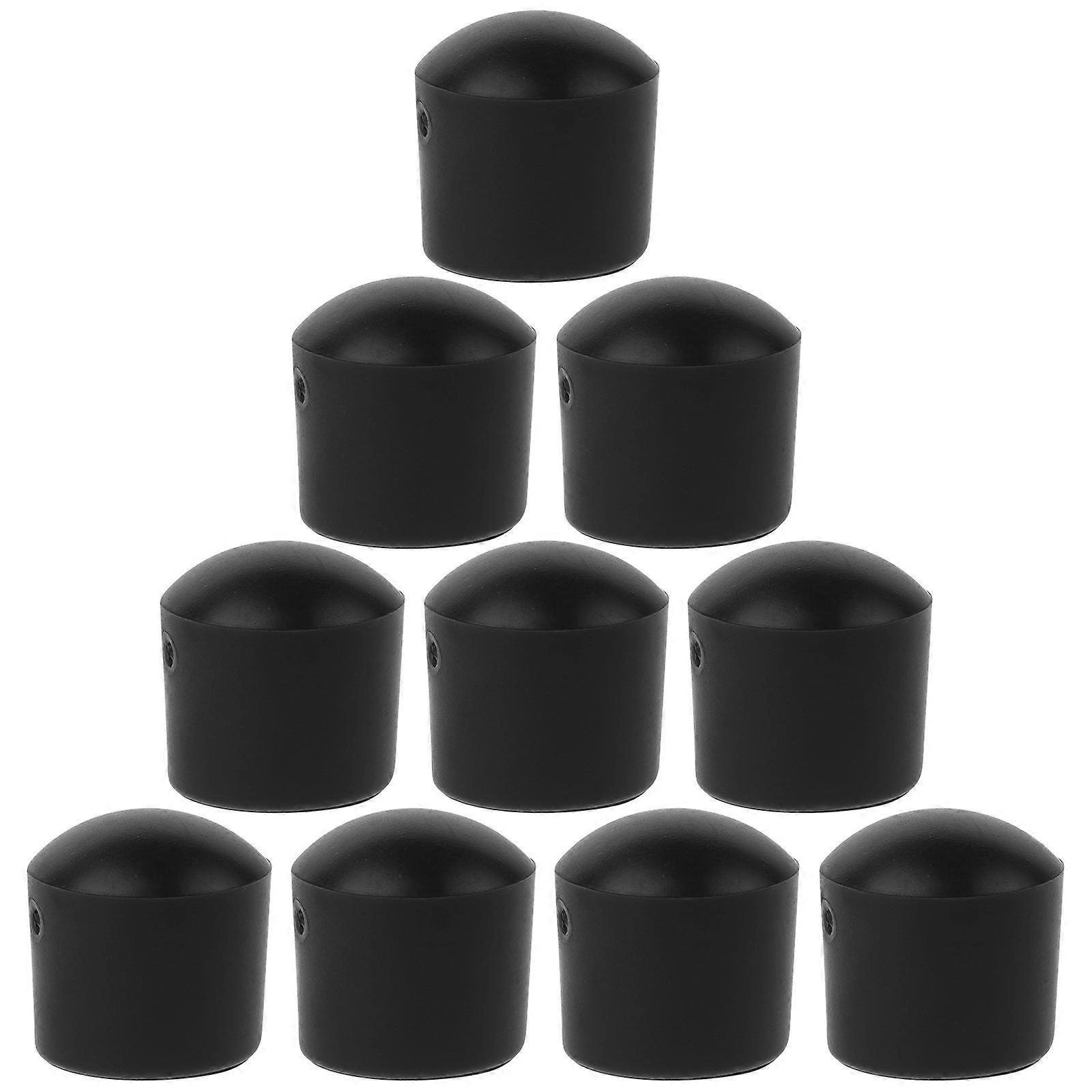 10pcs Foosball Table Rod Plugs Replacement End Caps for Football Machines – Easy Installation, Plastic Safety Covers for Table Tops