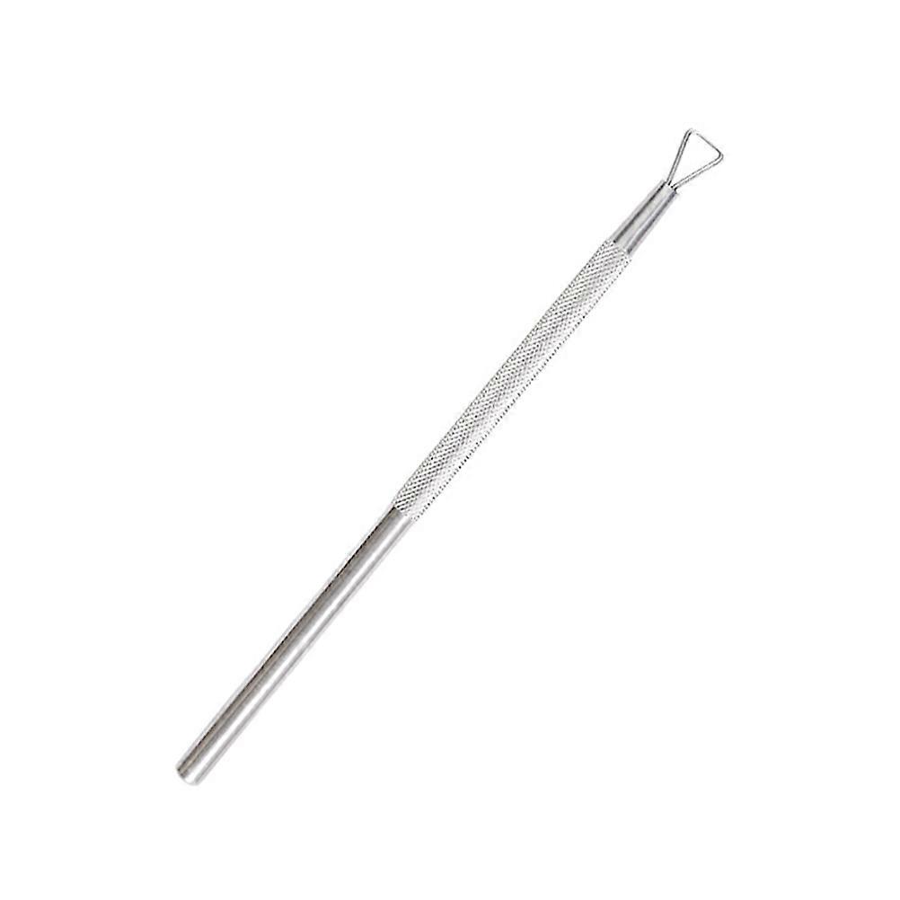 Cuticle Pusher Professional Prying False Nails Silver Color Approx 12.5 Cm 4.92 Inch 1Pcs