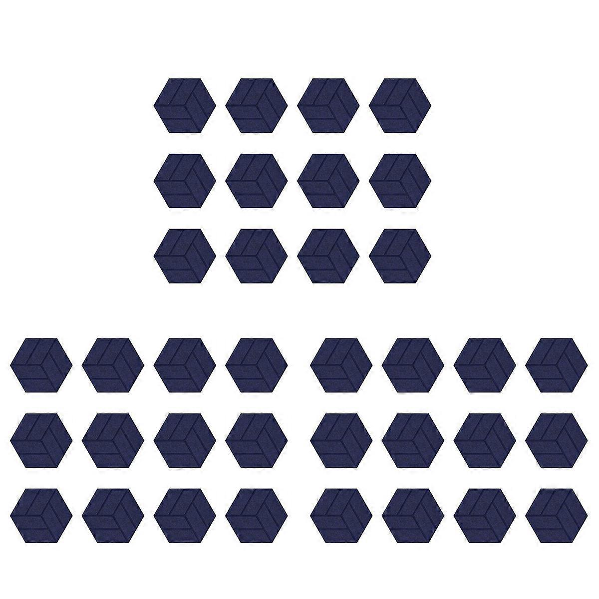 36 Pack Self-Adhesive Acoustic Panels,Hexagon Sound Proof Foam Panels Sound Proofing Padding for Wal
