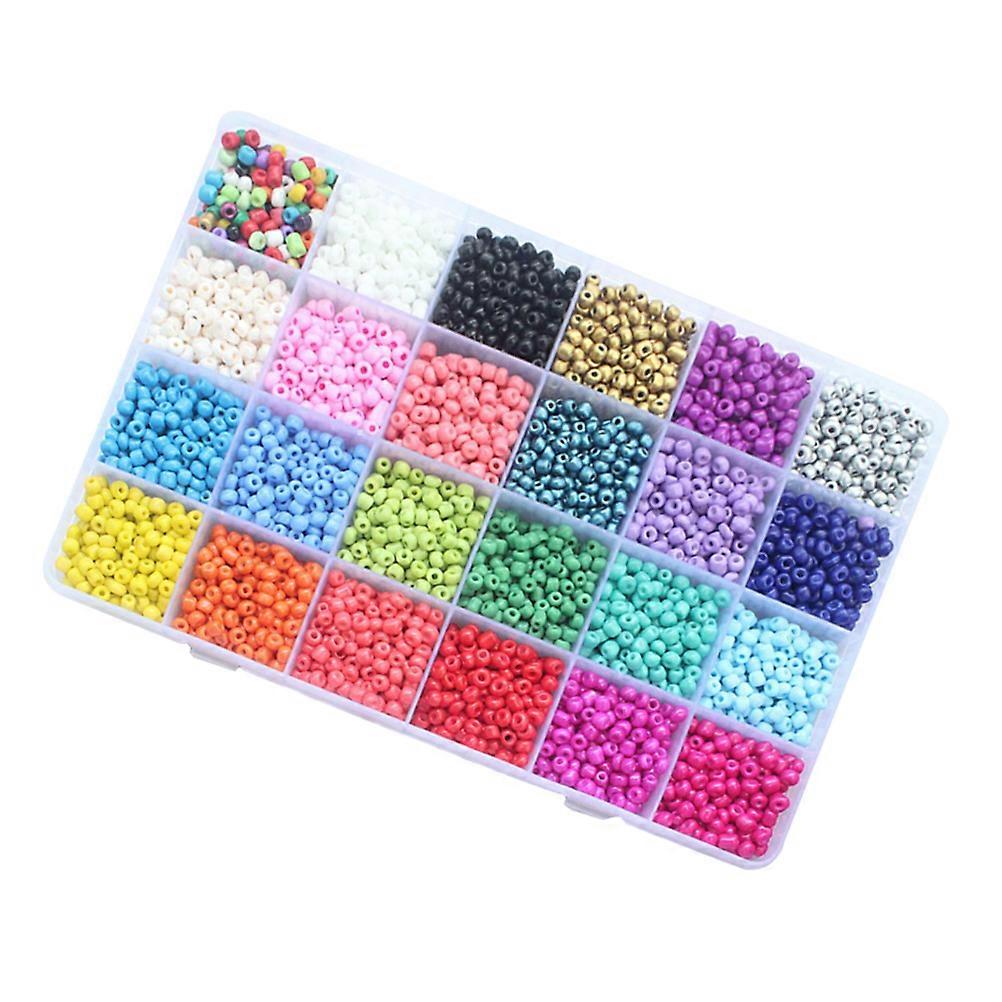 DIY Beads Accessories Loose Beads Crafting Projects Home Decoration Assorted Color 0.4x0.4x0.4cm 1Set