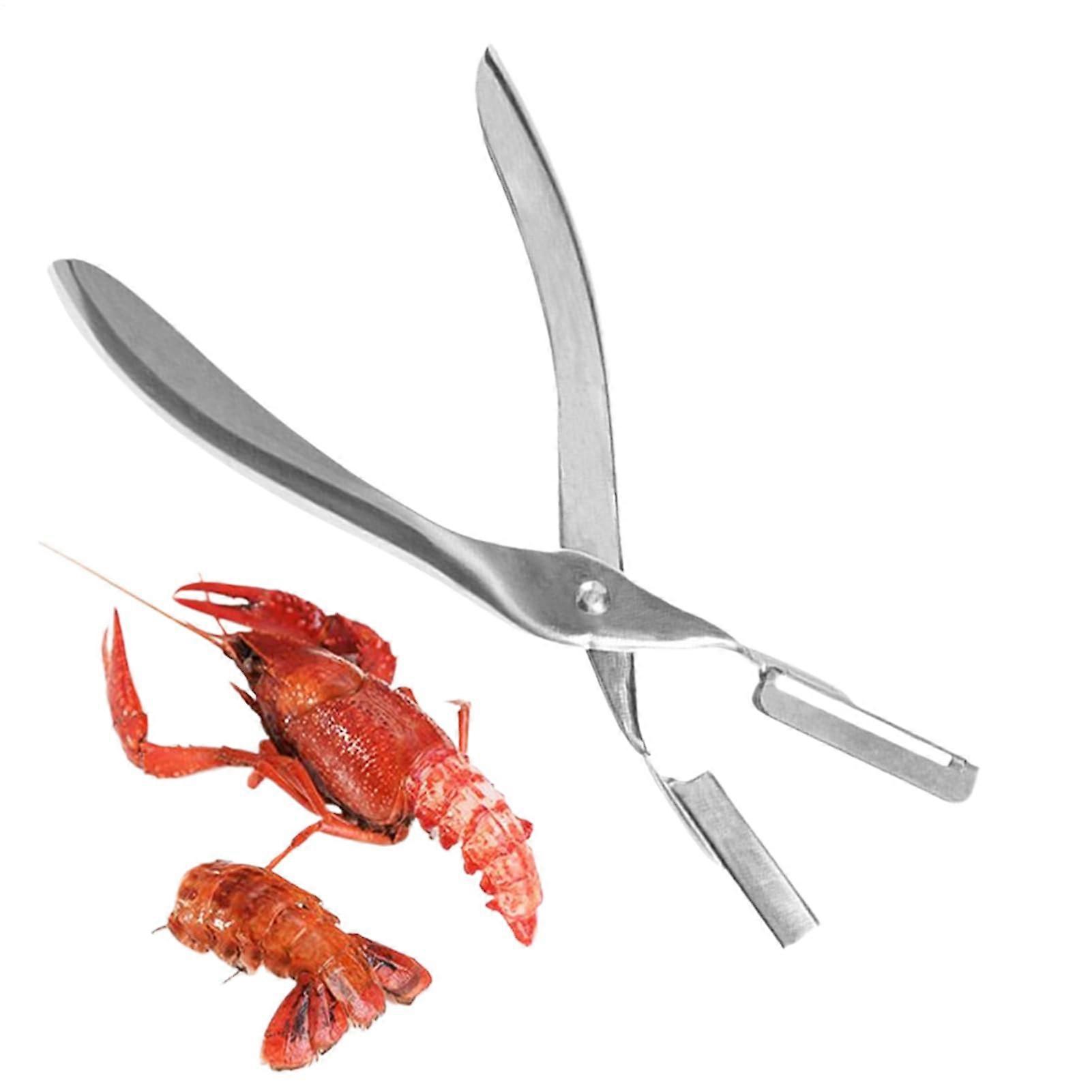 Crawfish Peeler Tool - Easy Shelling Device for Home, Kitchen, Camping, and Barbecue - Durable Plastic Design