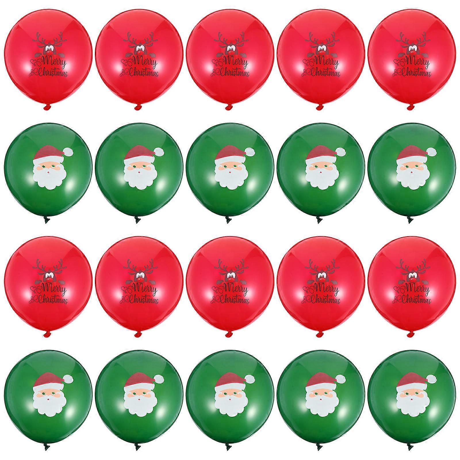 Latex Printing Balloons Round Party Props Home Decor Friends 30Pcs Red