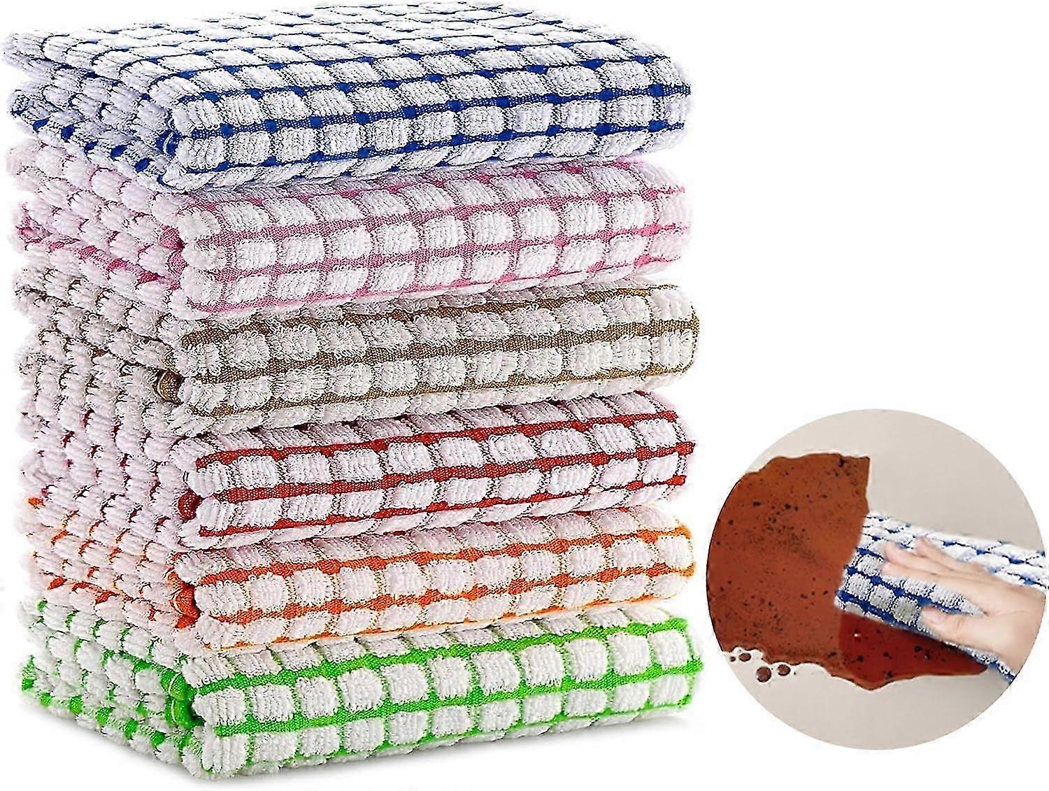Absorbent Bulk Cotton Kitchen Towels Set for Cooking & Baking