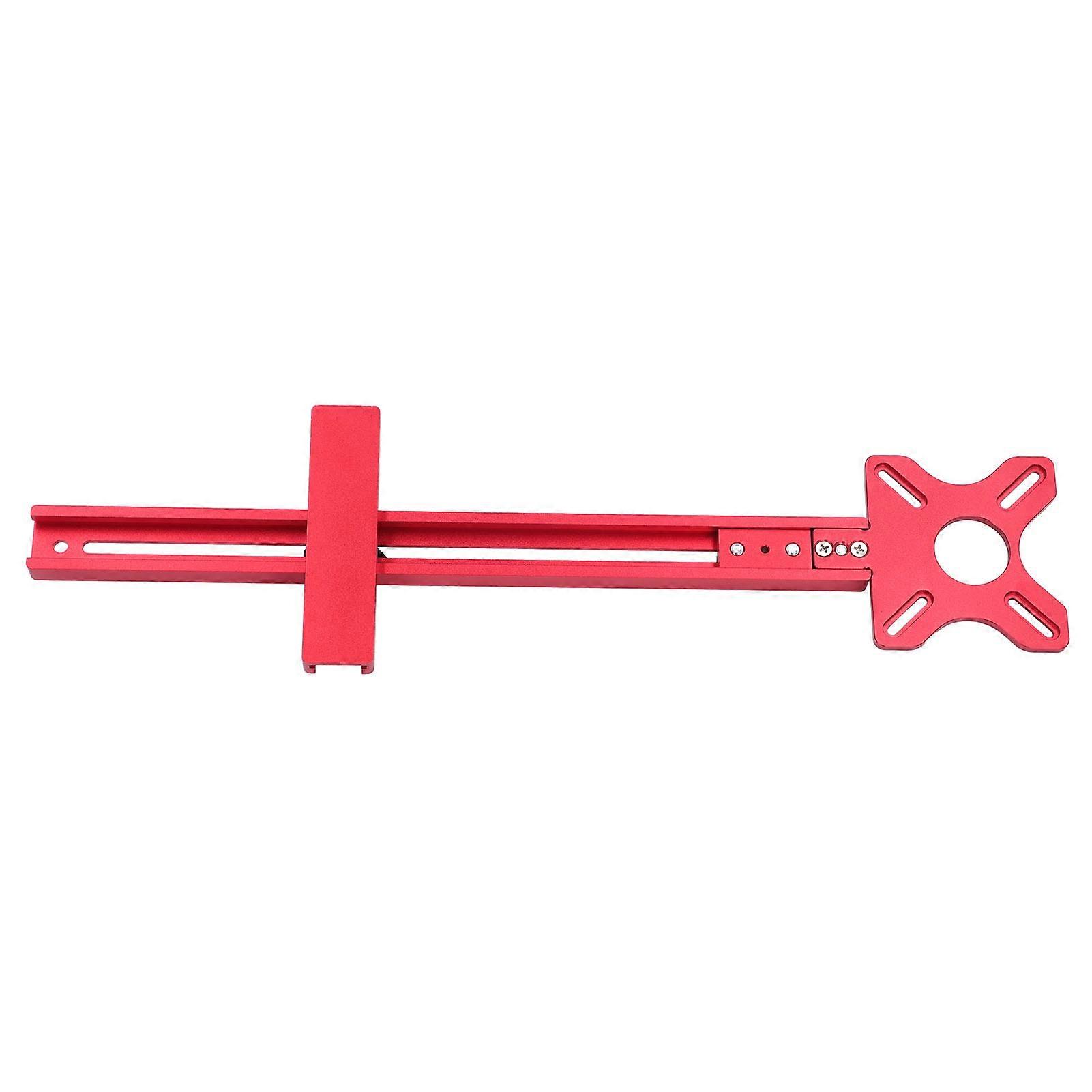 Router Bit Holder Slotting Aluminum Alloy Removable Trimming Machine Flip Board Circular Cutting Jig for Woodworking