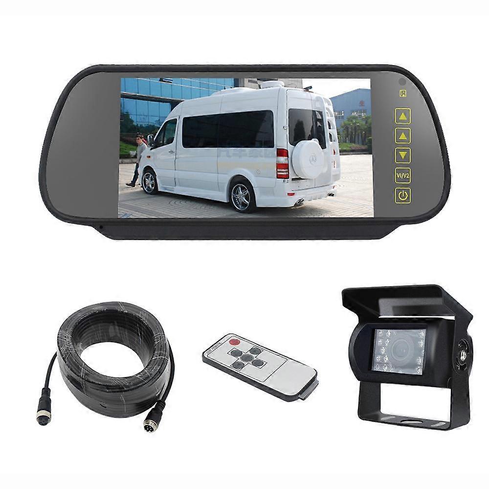(New arrival) 7 inch IPS HD Screen AHD Touch Button Car Reversing Rearview Camera Monitor Kit Car Rearview Camera Monitor Kit
