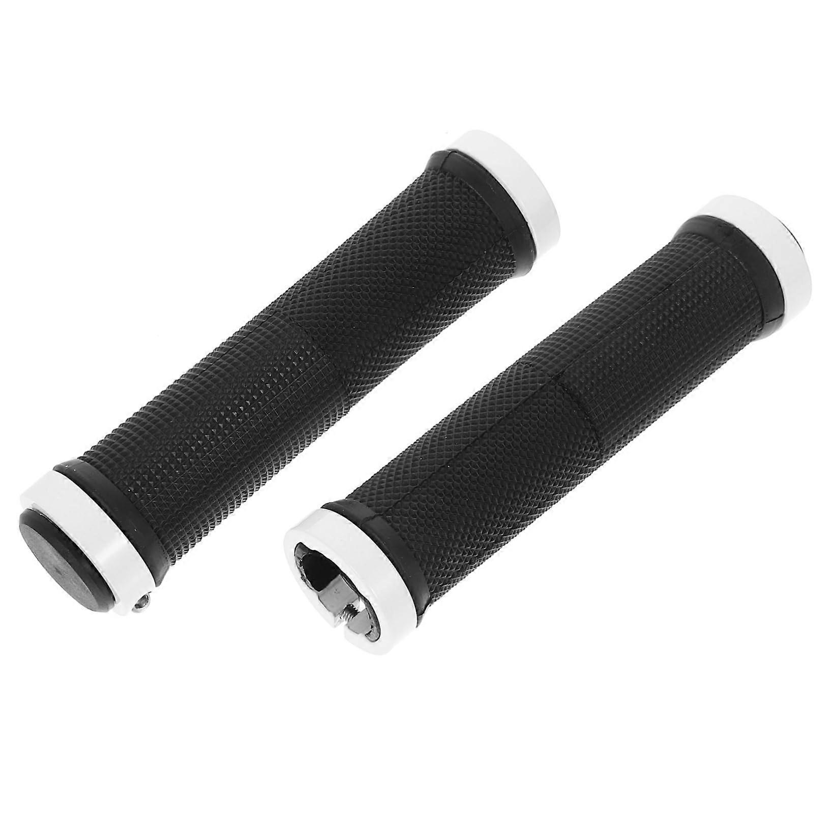 2 pieces mountain bike handlebars with nonslip surface for trekking bikes and bikes ergonomically designed
