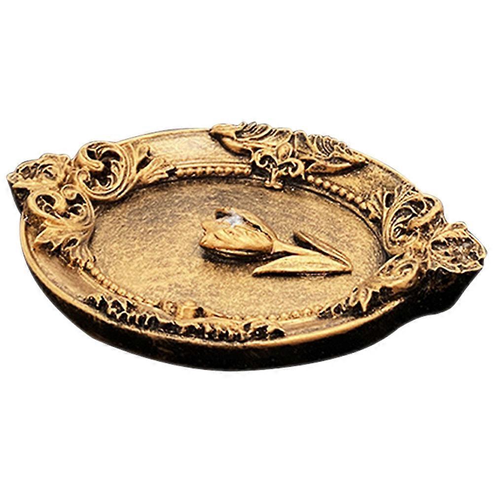 Home D茅 Products Vintage Tray Incense Holding For Family Use 8.00X5.20X0.70CM 1Pack