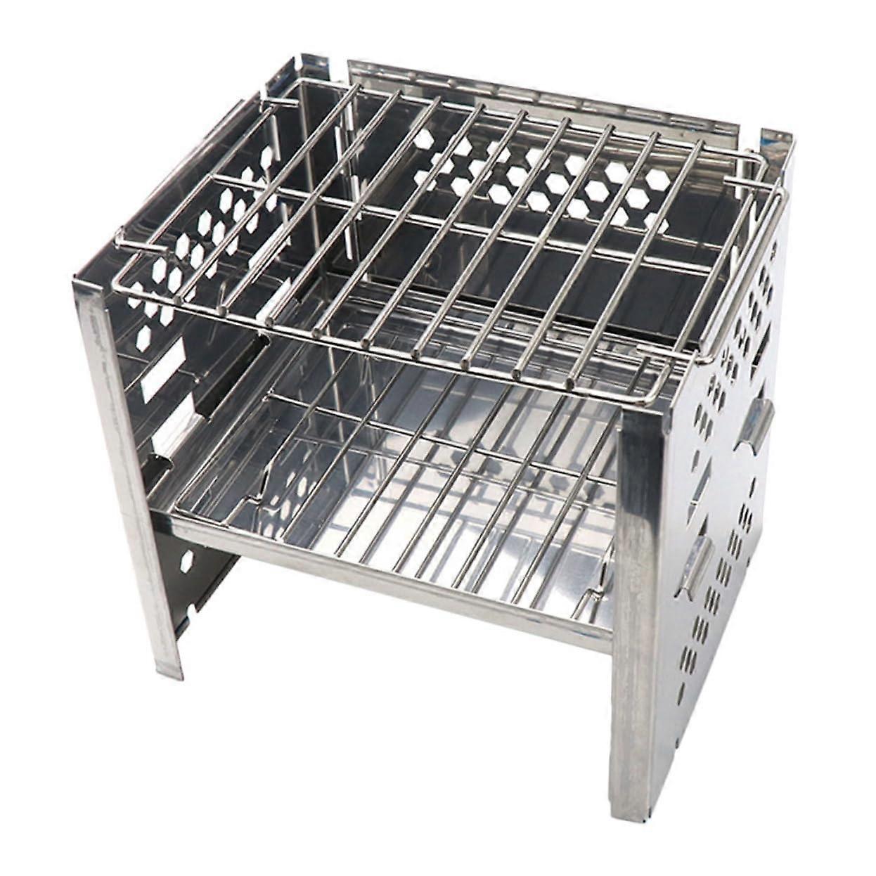 Foldable Grill for Camping Campfire Activities in the Garden Barbecue Oven
