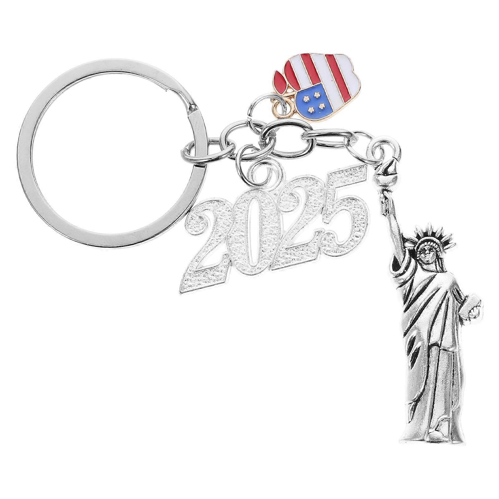 American Souvenir Statue Statue Of Liberty Shape Key Accessory Decorative And Fashionable Hanging Keyring 1Pcs