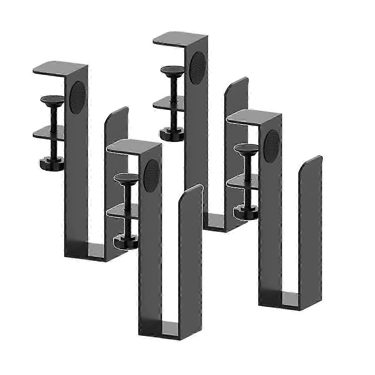 Adjustable Laptop Stand, No Drill Desk Side Organizer for Laptops and Folders