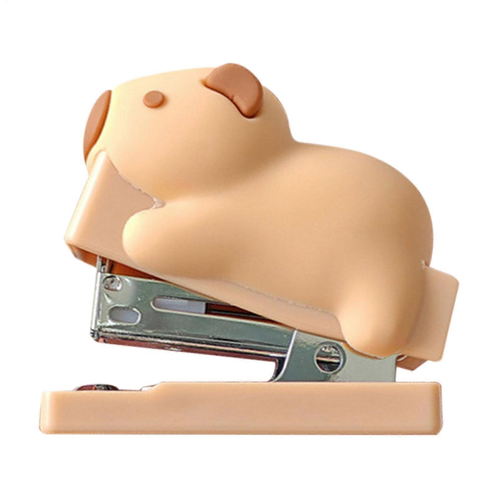 Capybara Portable Stapler, Multi-Functional with Staples, Office Supply for School and Student Organization