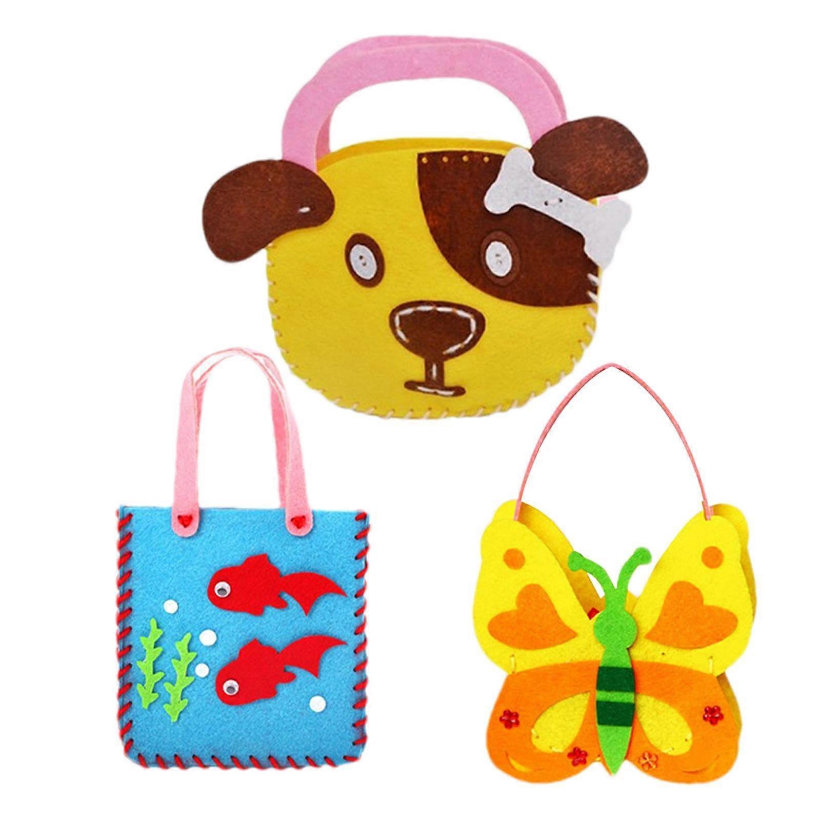 Sewing Kit for Beginners, Sewing Bag Set for Kids, Learn to Sew Your Own Bag
