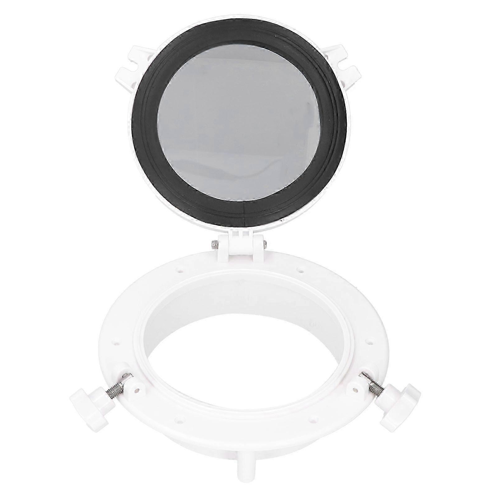 8in Round Opening Portlight Porthole Tempered Glass Window Universal for RV Boat Yacht