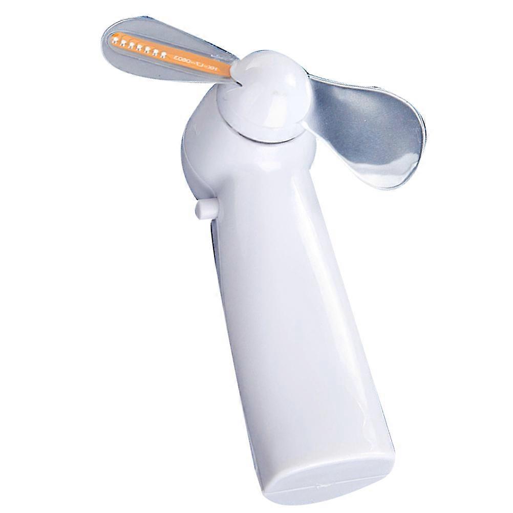 Handheld Mini Fan with LED Light, Durable Lightweight Office Fan for Summer Cooling at Home or Desk Use, Battery Operated, Portable Design