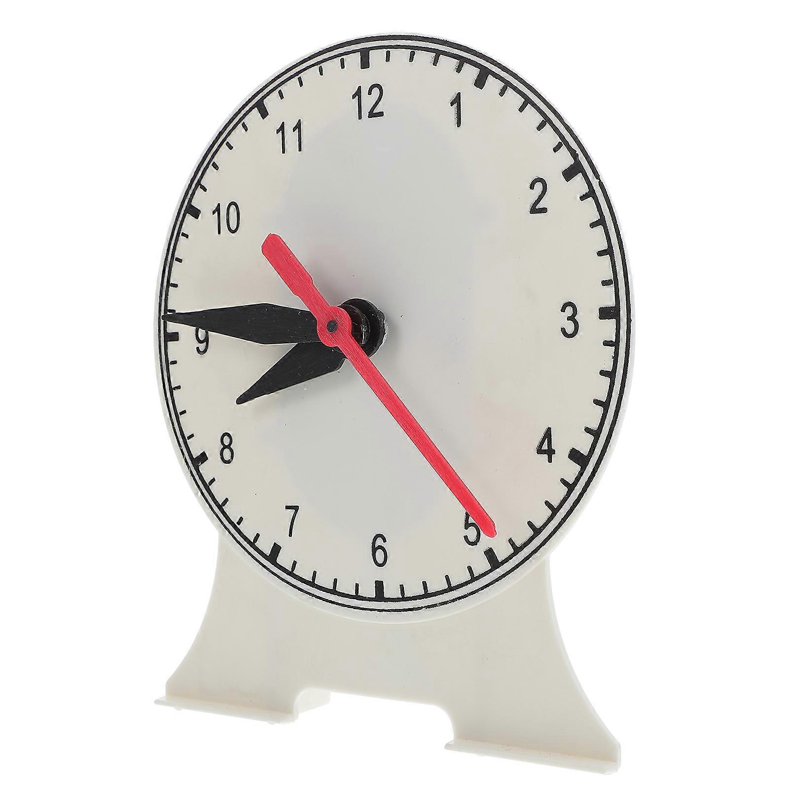 Three Handed Learning Clock for Primary School Math Teaching Tool Indoor Educational Toy for Kids Skill and Coordination Development
