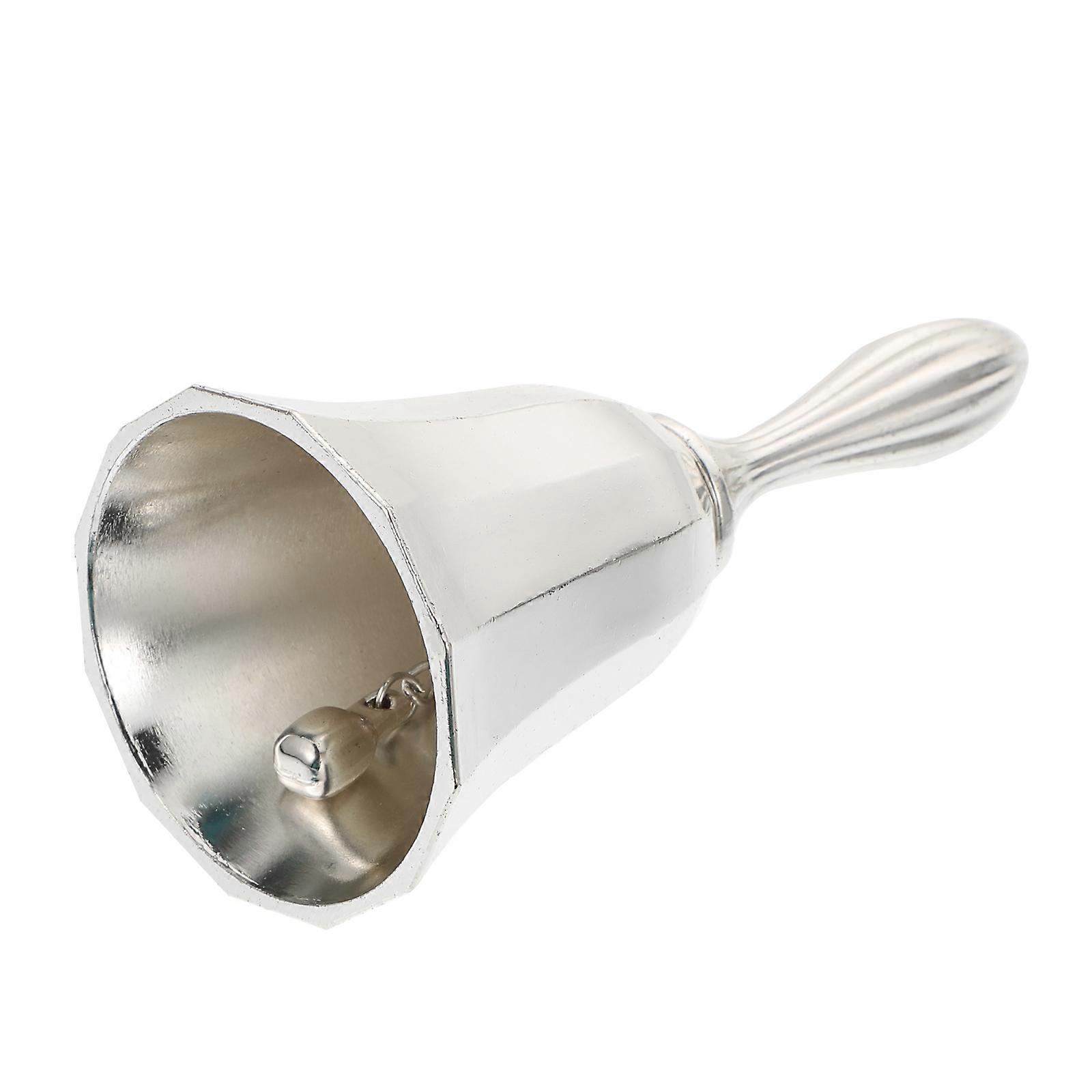 1pc Zinc Alloy Hand Bell Retro Call Bell Decoration for Home or Restaurant