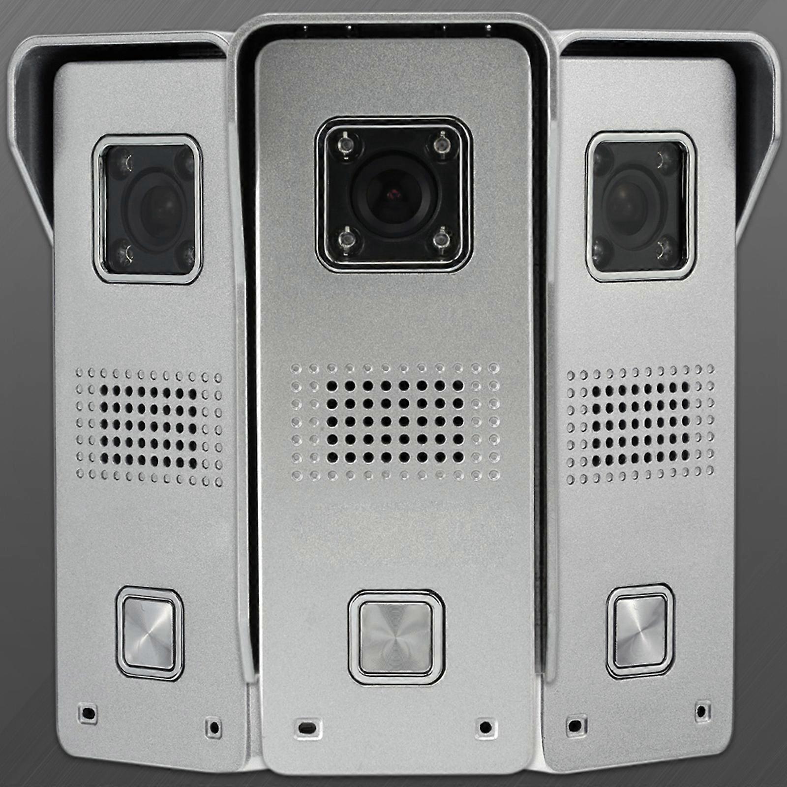 7’’Color TFT LCD Video Door Phone Intercom Doorbell Unlock Monitor Rainproof Night Vision IR CCTV Camera Home Security