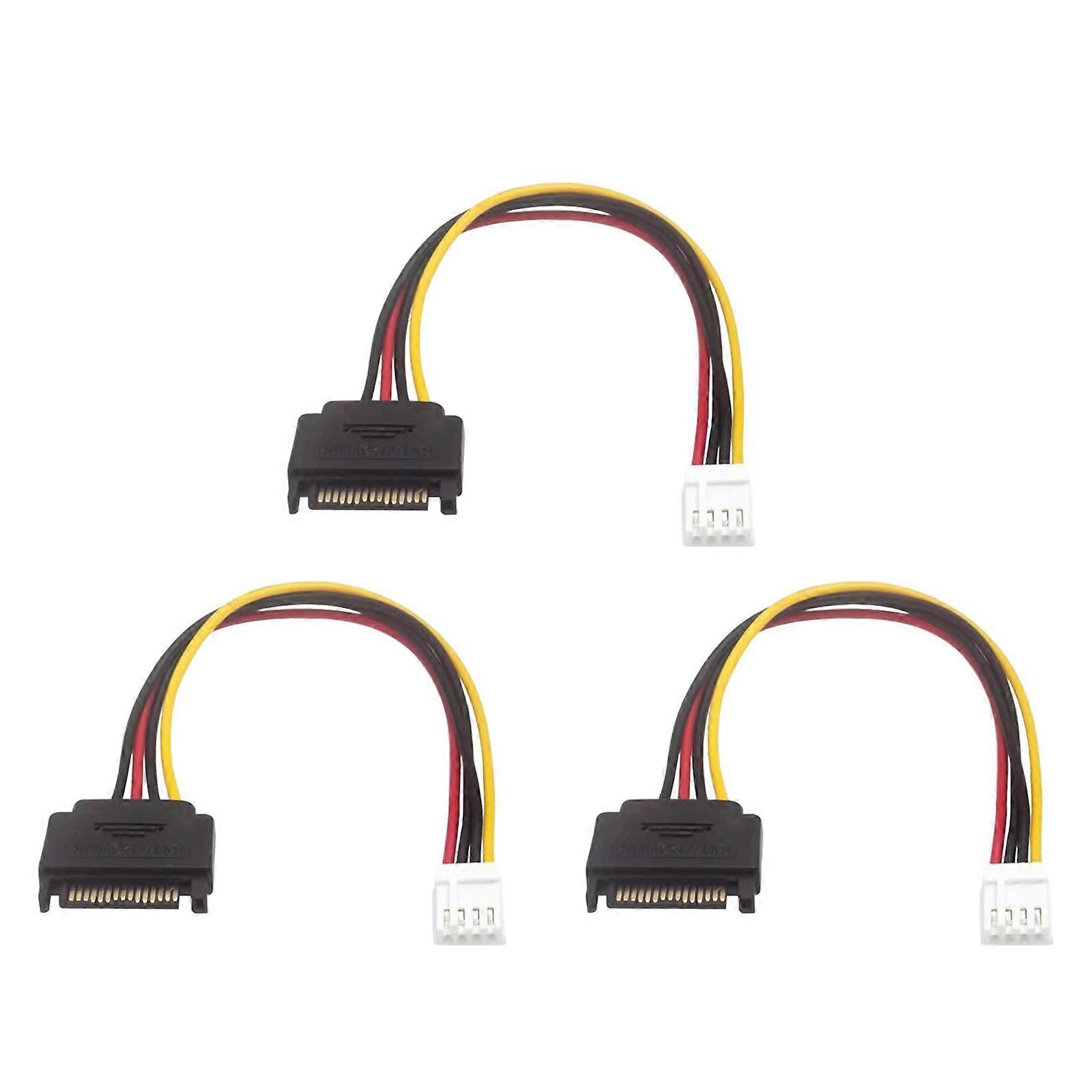 15P to 4Pin Converter Power Cable Portable Extension Cable Computer Power Cable Adapter Hard Drive Disk Accessoriesr