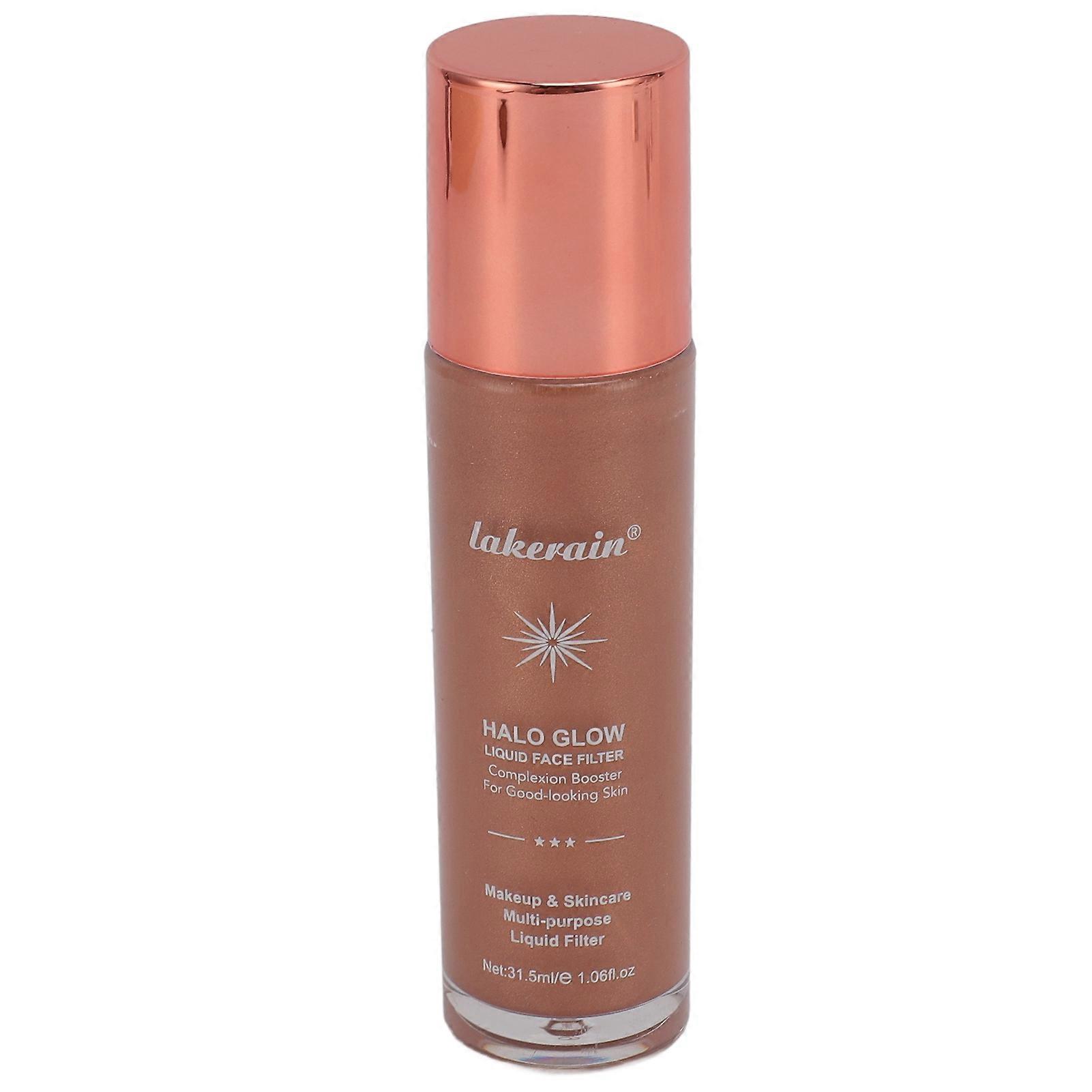 31.5ml Body Highlighter Waterproof Liquid Luminizer Silky Long Lasting Makeup Highlighter for Face 4#