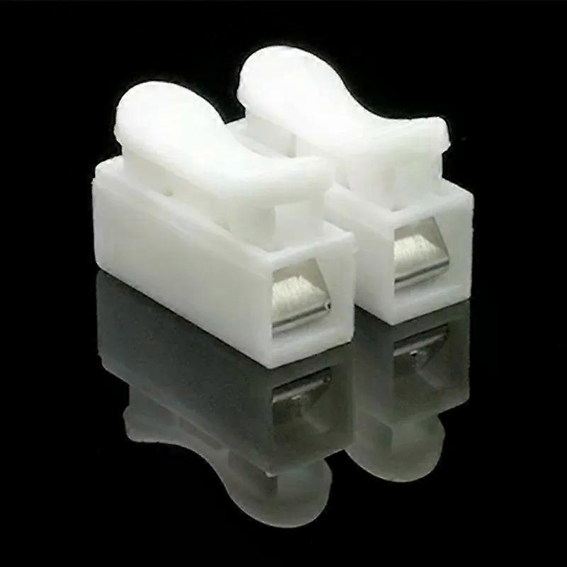 Office 20 / 50Pcs Sem Solding Rápido 1P 2P Cabo Fio Conector Sem Parafuso Bloco de Terminal Braçadeira de Mola