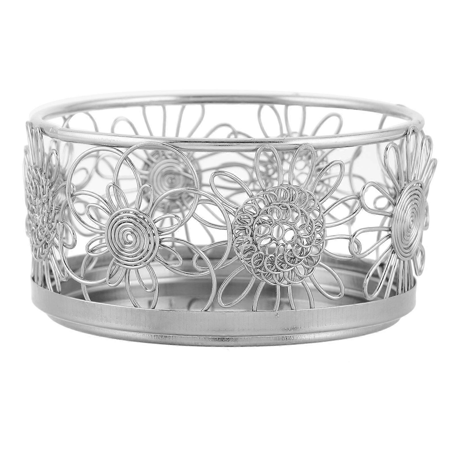Stainless Steel Pail Paper Clip Stand Compact Design For Desk Organizer In Office 1Set