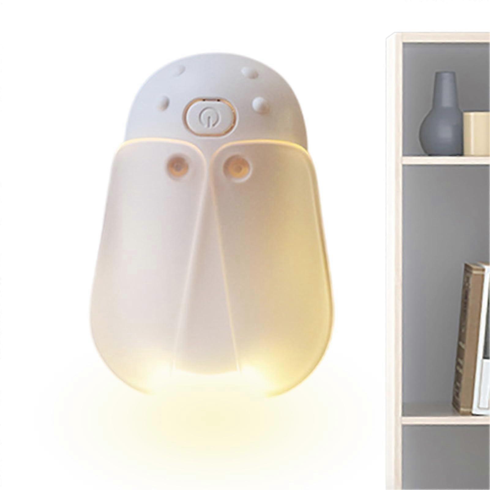 Magnetic Eye Protection Night Light, Warm White Reading Light, Adjustable Brightness, Pocket Firefly Shape
