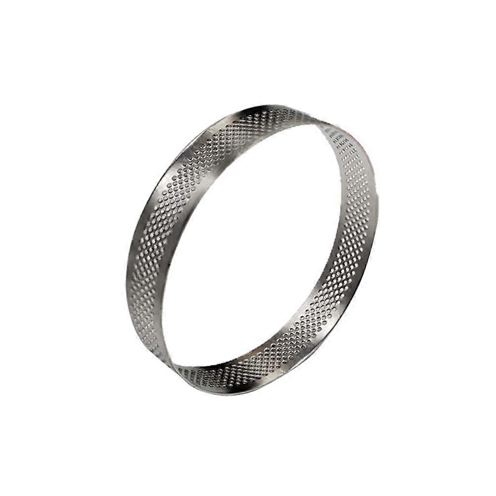 Pie Rings For Crust Fruit Pie Tart Mold Baking Cakes Home Bakers 10*10CM Non-Stick Coating 1Set