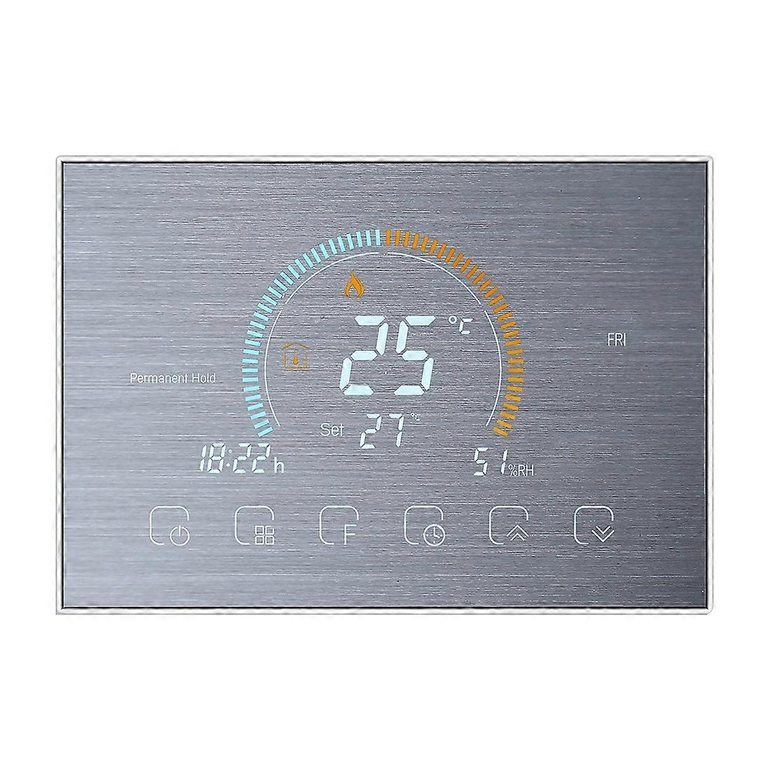 Smart Home Heat Pump Round Room Thermostat