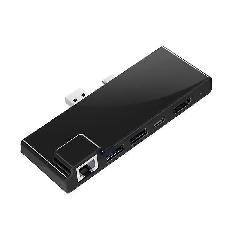 SH869 RJ45 + HDMI + USB 3.0x2 + Typ-Cx2 HUB Adapter