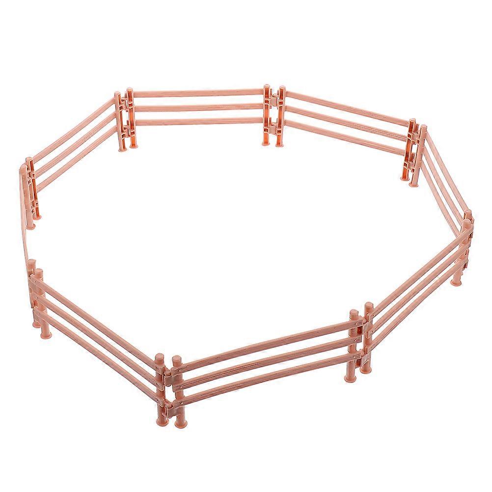 Landscape Fencing Miniature Garden Accessories Plastic Square Buckle Design Diy Experience 50Pcs