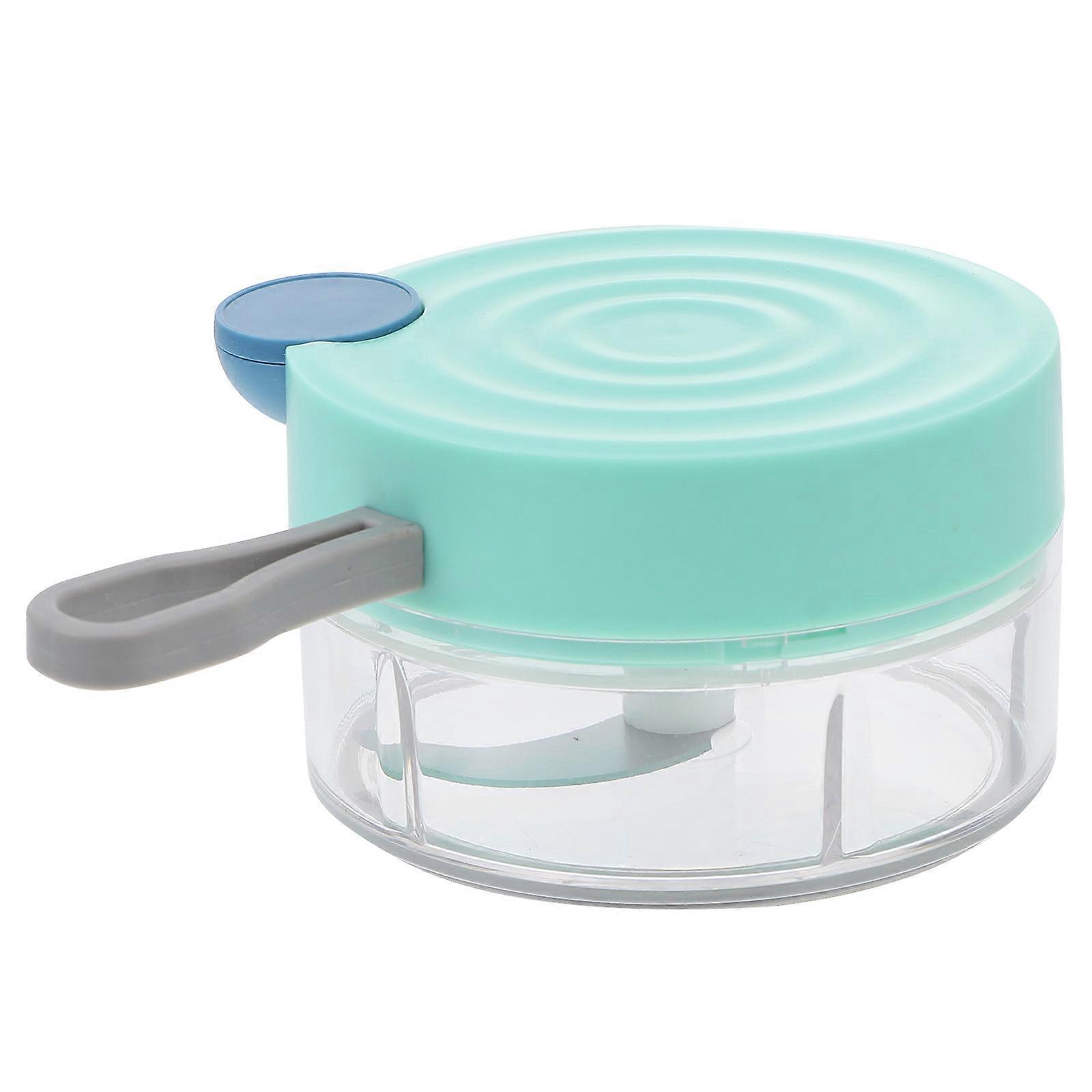 Manual Garlic Chopper for Kitchen Use Portable ABS Color 0.2L Capacity