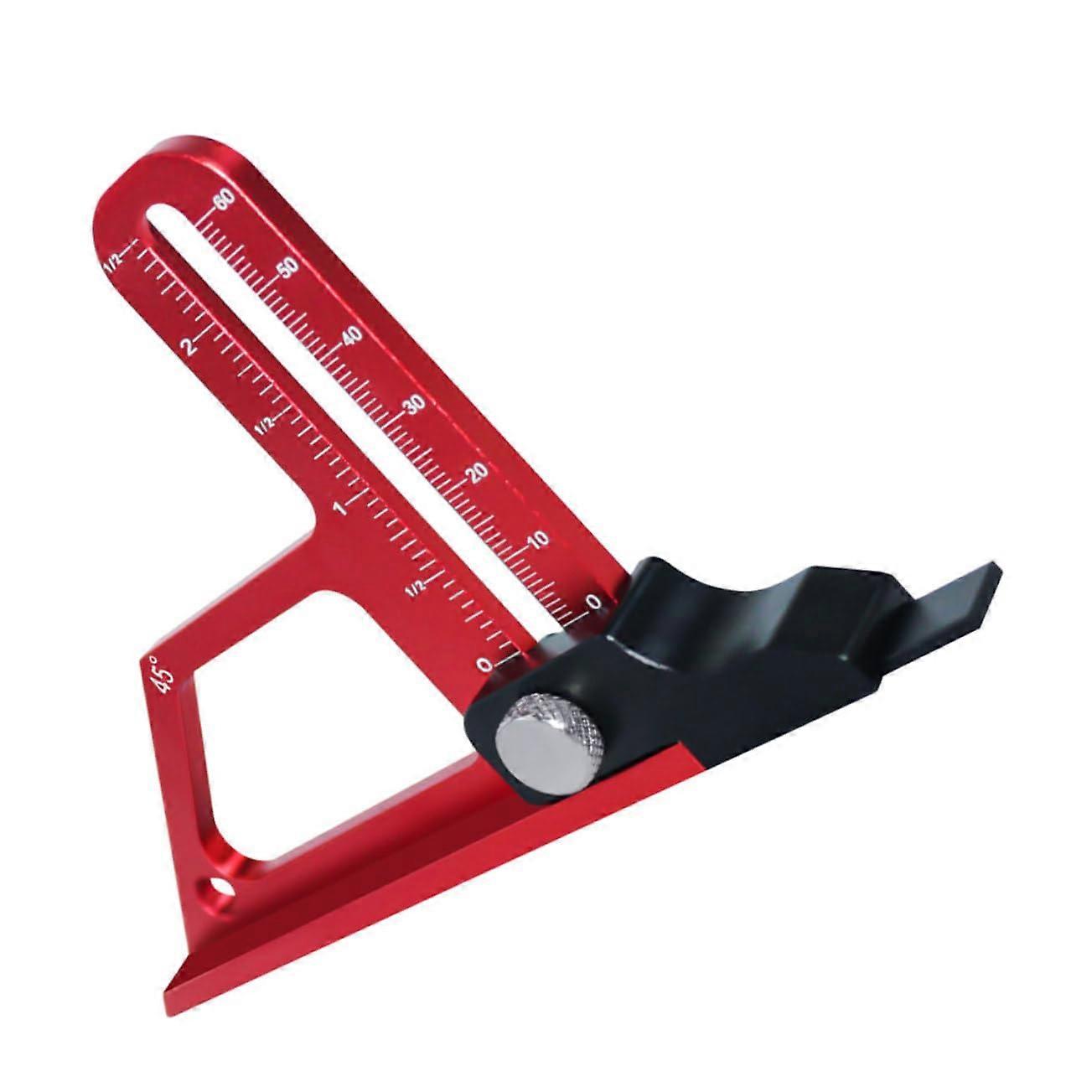 Woodworking Tool Set Depth Gauge Altimeter Step Depth Tool Aluminium Alloy Easy to Use