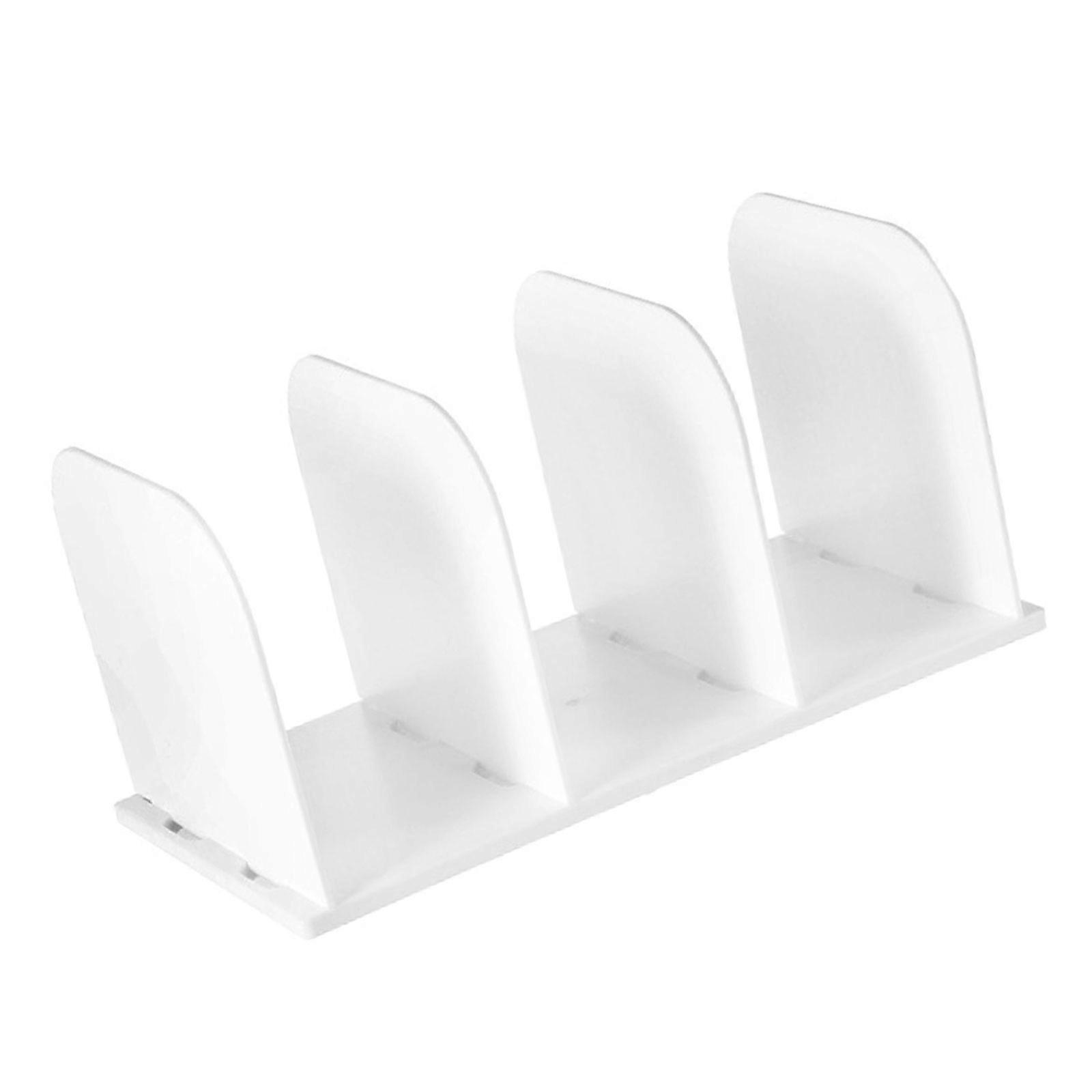 棚のブックエンド3セクションブックストッパーデスクブックエンドマガジンスタンドブックソーターオーガナイザーブックストッパー316x176x160mマルチカラー