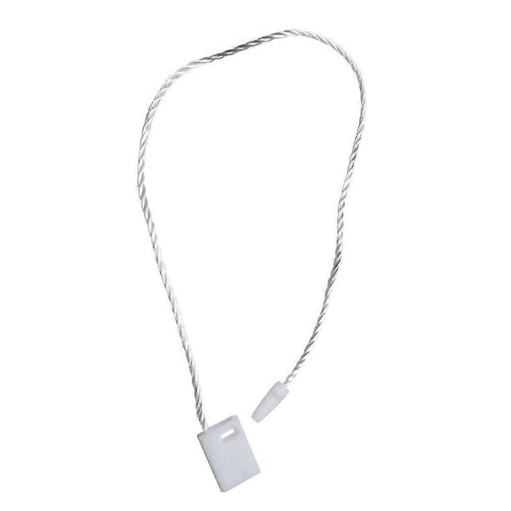 String Tags For Clothes Lightweight Portable Hanging Tag Fastener White 1 Pack