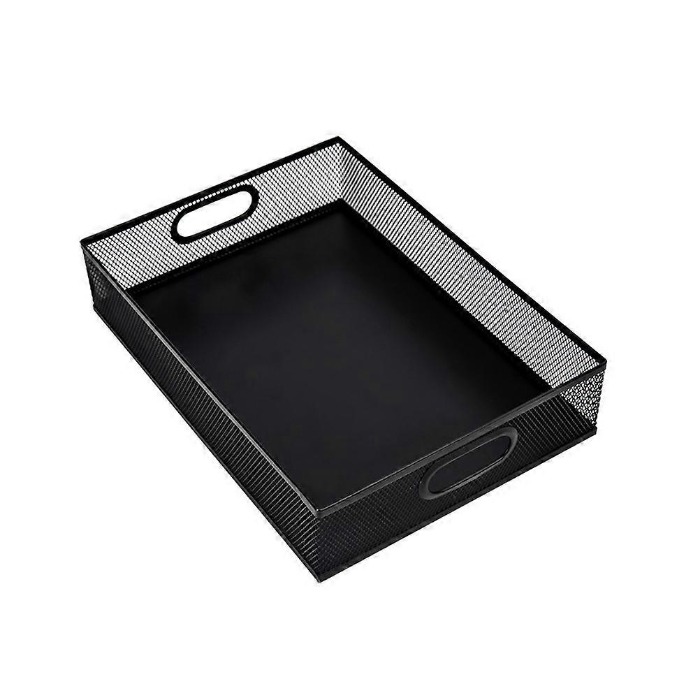 File Storage Case Modern Rectangular Organizer Iron Material Home Office 1Pack