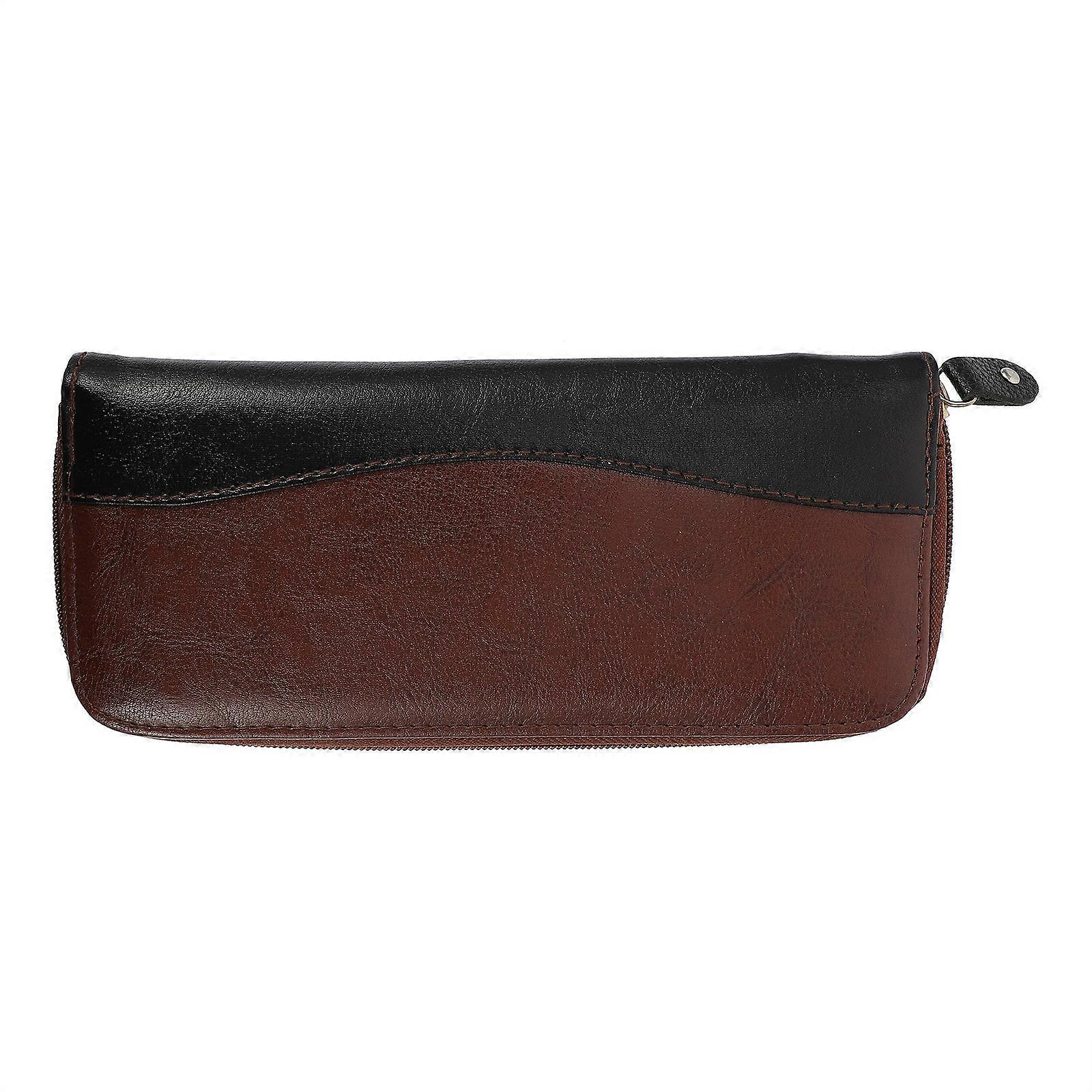 Professional Hairdresser Tool Case in Brown PU for Lady Lightweight and Easy to Carry with Proper inch