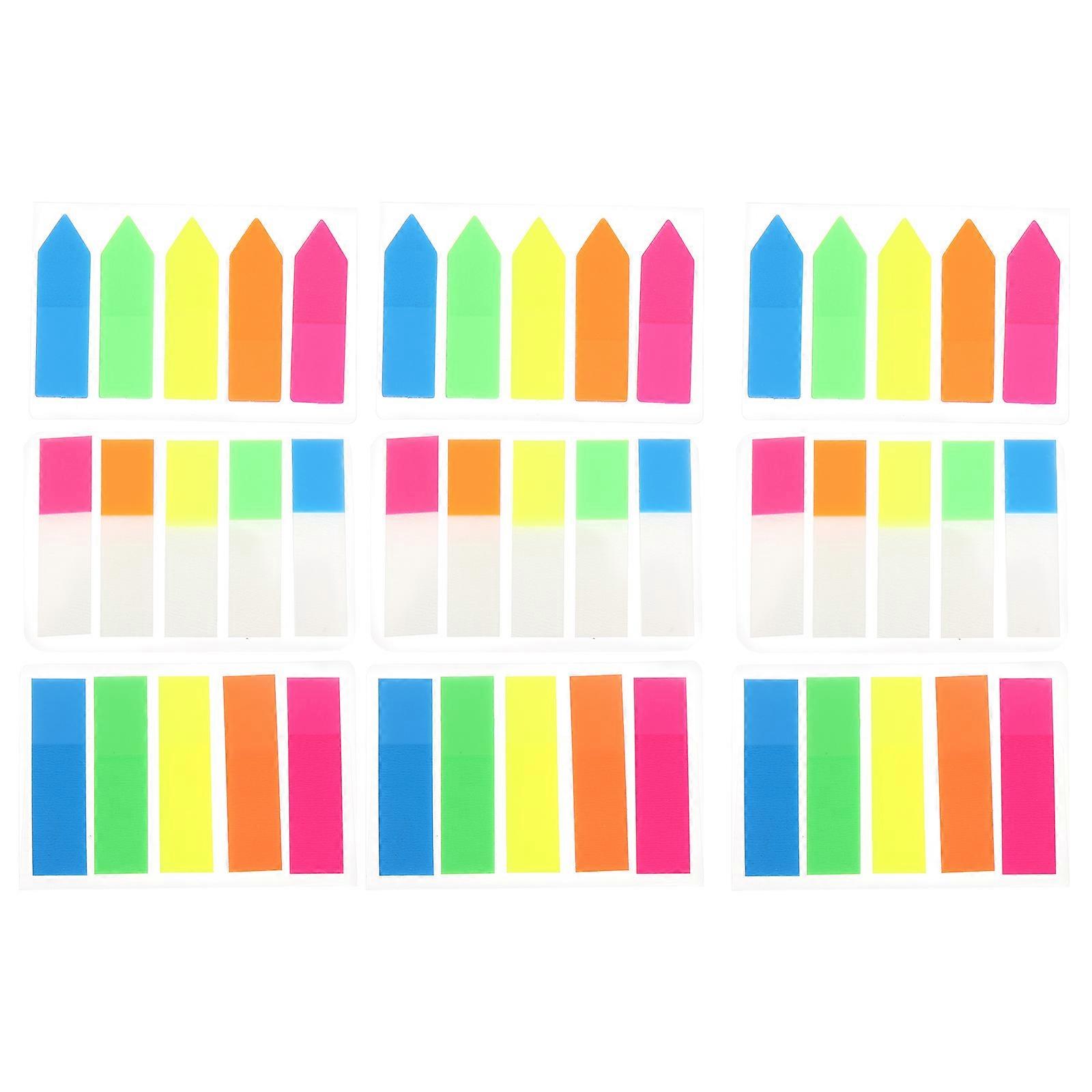 72mm Self Adhesive Label Stickers for Notebooks, Writable Index Marker Tabs for Office, School and Home Organization Use