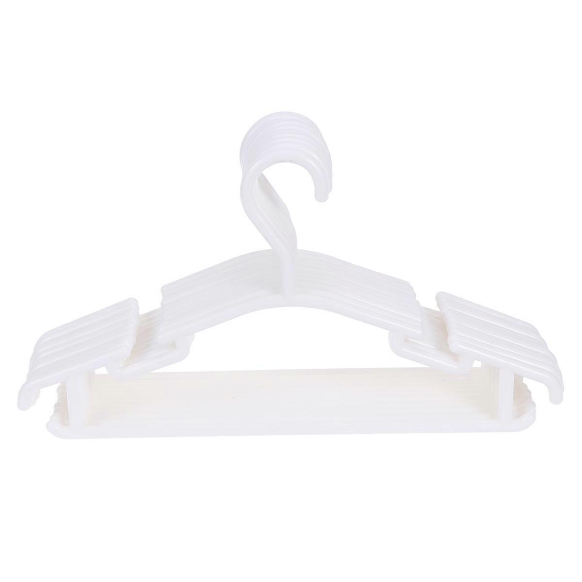 Wrinkle-Free Storage Heavy Duty Hangers Abs And Pp Material For Long-Lasting Use 10Pcs