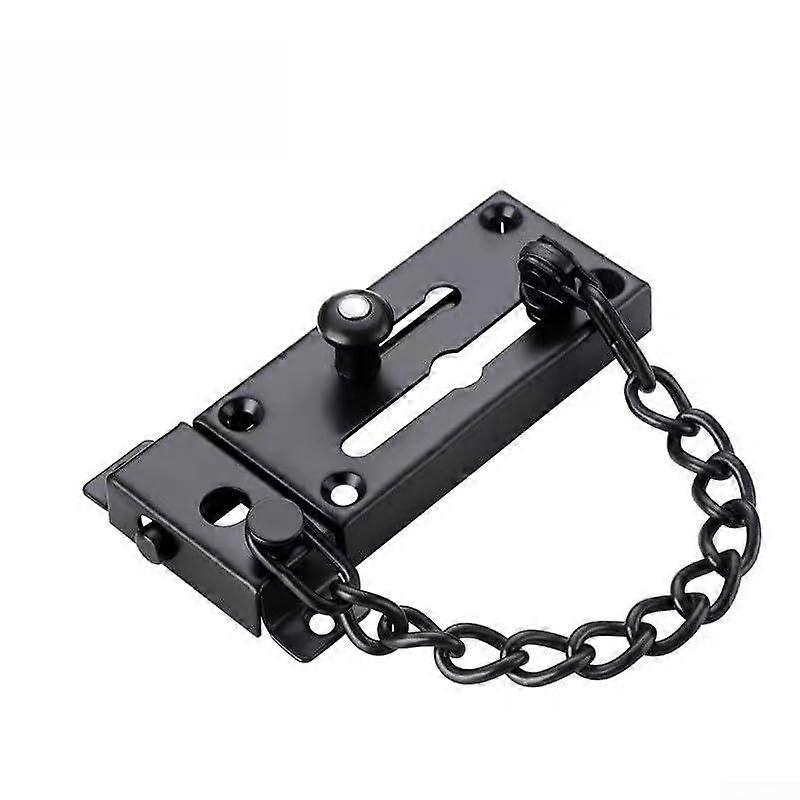 Safety Chain Latch for Cupboard and Wardrobe Doors, Red Bronze Finish, Heavy Duty, Secure Locking Mechanism