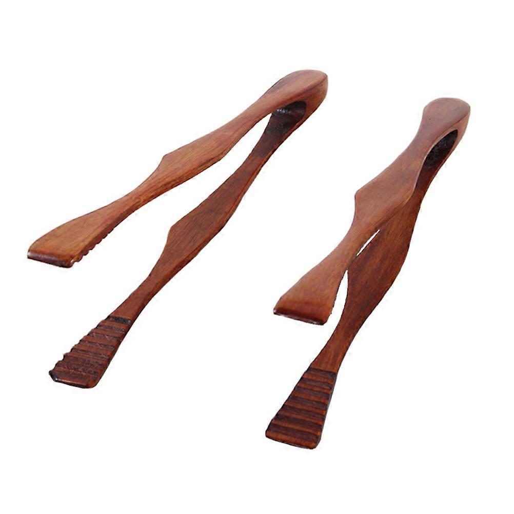 Brown Synthetic Food Tongs for Kitchen Use and Lightweight Suitable for Home Parties and BBQ