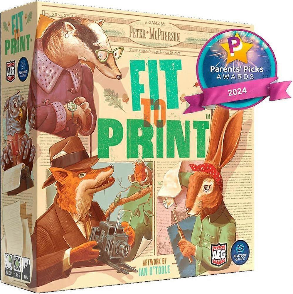 Fit to Print Board Game