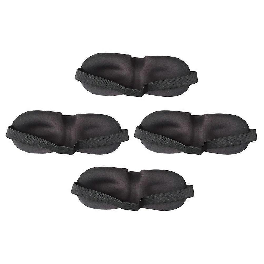 Breathable Eye Patch 4Set Chic Sleeping Mask For Relaxation 9.1×3.1×0.8in Comfortable Cotton Material