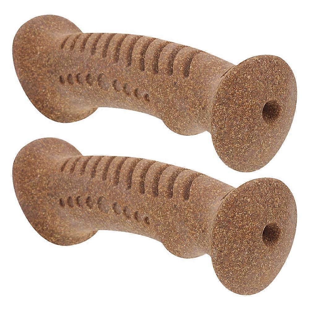 Hiking Stick Handle Grip 2Pcs Replacement Crutch Grip Made Of Cork For Stable Holding During Hiking And Skiing Outdoor Activities Versatile Design