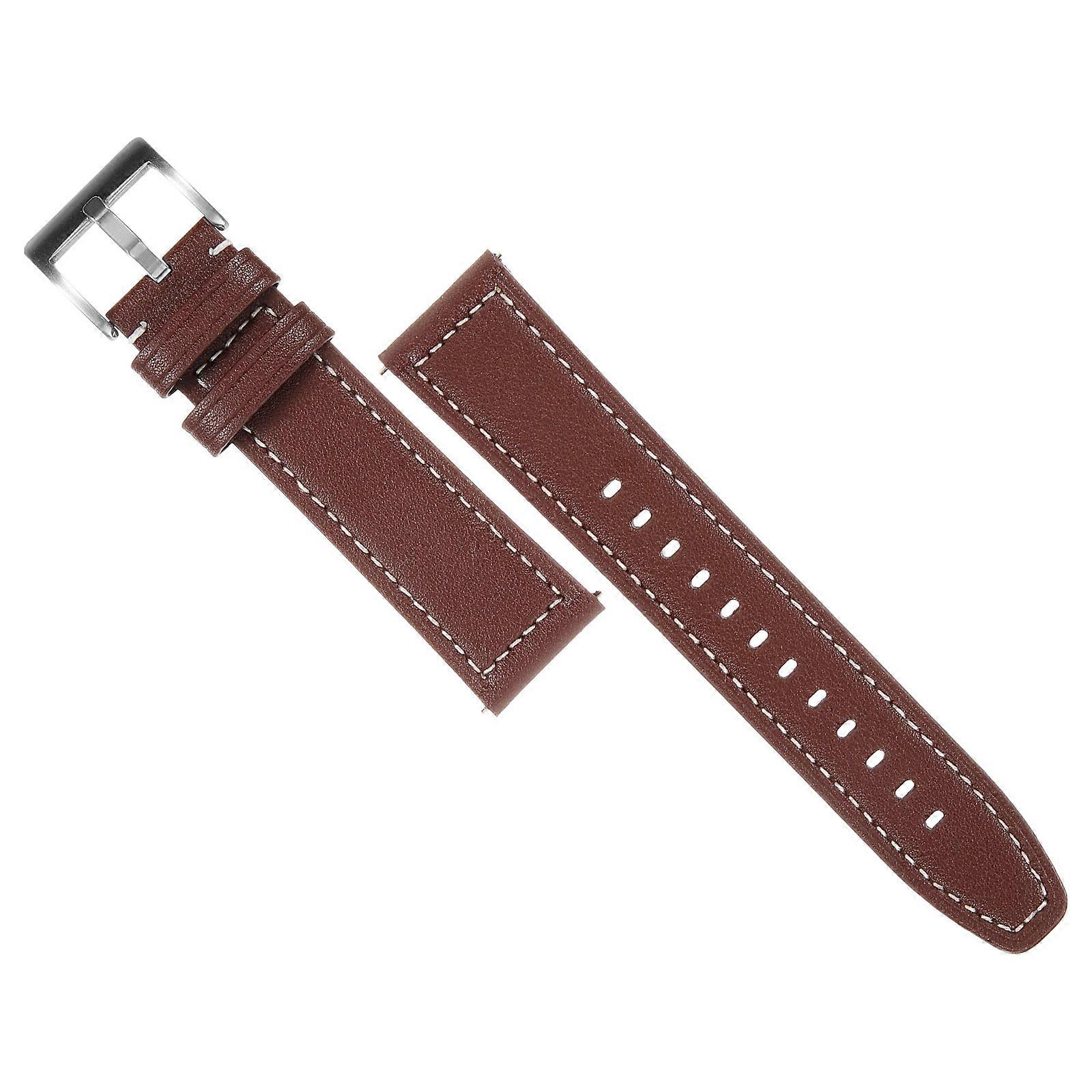 Watch Strap Replacement Business Style Wristwatch Band with Fine Stitching, Comfortable Ergonomic Design for Men and Women, Easy to Replace Gift