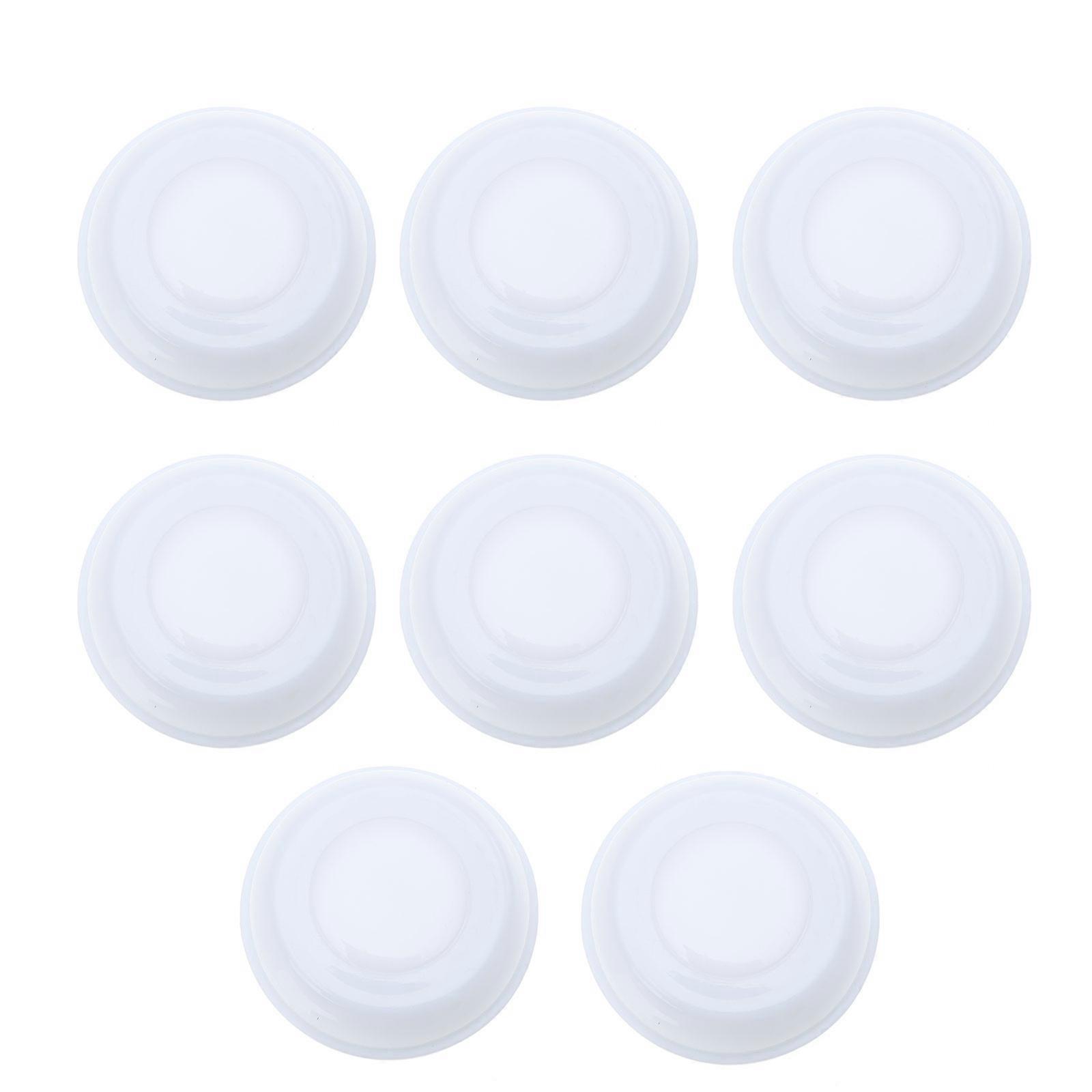 8pcs Wide Neck Bottle Screw Caps for Breast Milk Storage Leak Proof and Easy Use for Safe Milk Collection and Freshness Retention