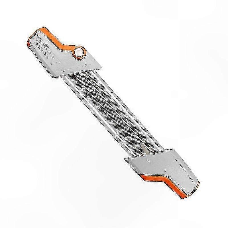 Chainsaw Chain Sharpener 3/8" Pitch 15.2mm Round File with Orange & White Handle for Tool Maintenance and Repair Kits