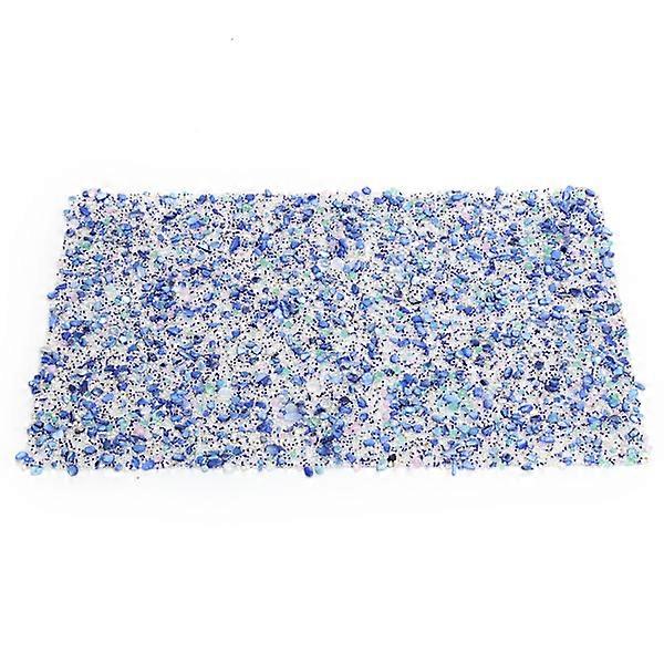 Hotfix Ribbon Artificial Gem Beads Iron On Applique Chain Crystal Decor DIY Decor Blue