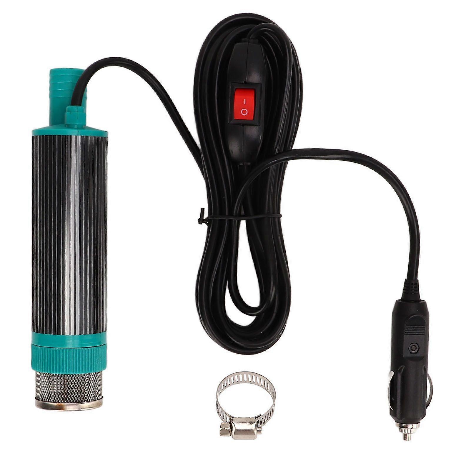 Pompe extractrice d’eau d’huile portable 12V avec câble de 5m